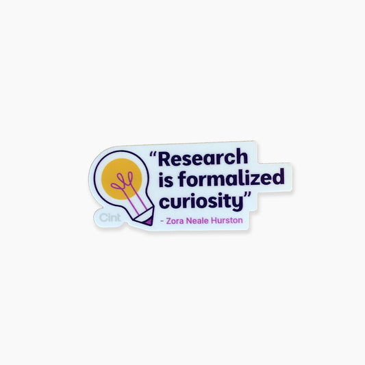 Sticker- Research is formalized - US